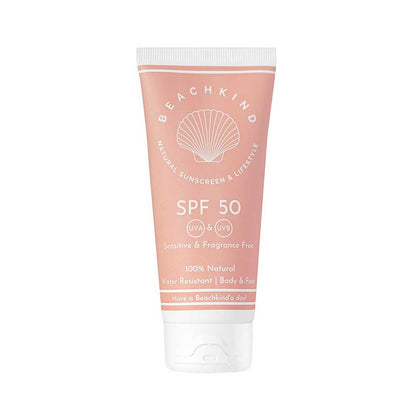 Beachkind Natural Sunscreen Sensitive, SPF 50, 100 ml