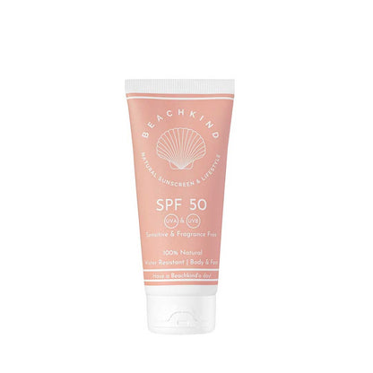 Beachkind Natural Sunscreen Sensitive Doftfri SPF 50, 50 ml