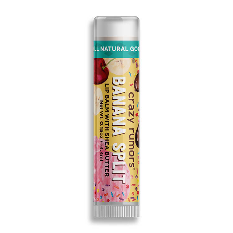 Crazy Rumors Natural Lip Balm - Banana Split