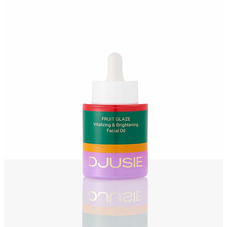 djusie fruit glaze vitalizing brightening facial oil