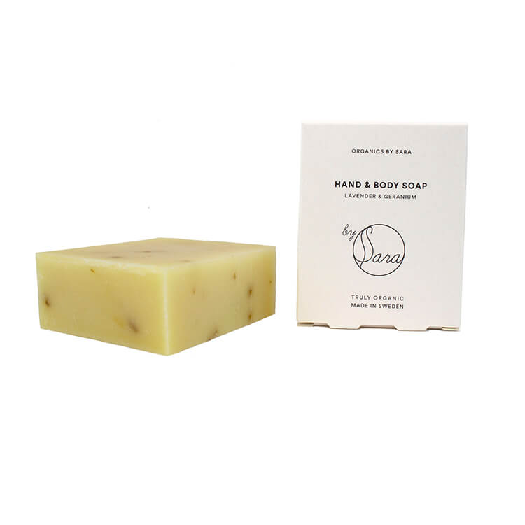 Organics by Sara Hand &amp; Body soap lavender &amp; geranium