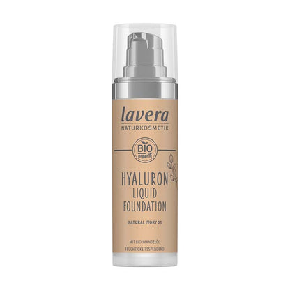 Lavera Hyaluron Liquid Foundation - Natural Ivory 01