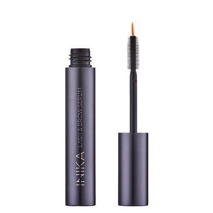 Inika-Lash-and-Brow-Serum-front-lid-off-by-Inika-Organic