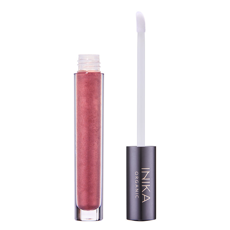 Inika-Lip-Gloss-Rosewood-front-lid-off-by-Inika-Organic