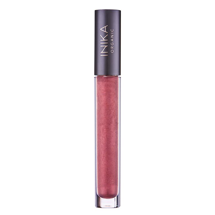 Inika-Lip-Gloss-Rosewood-front-lid-on-by-Inika-Organic