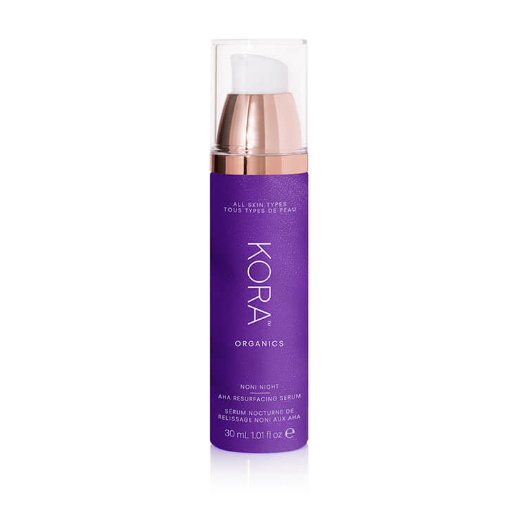 Kora Organics Noni Night AHA resurfacing Serum