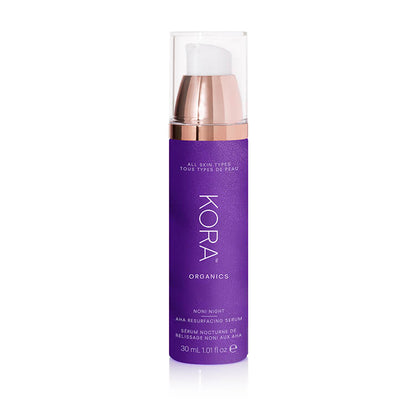 Kora Organics Noni Night AHA resurfacing Serum