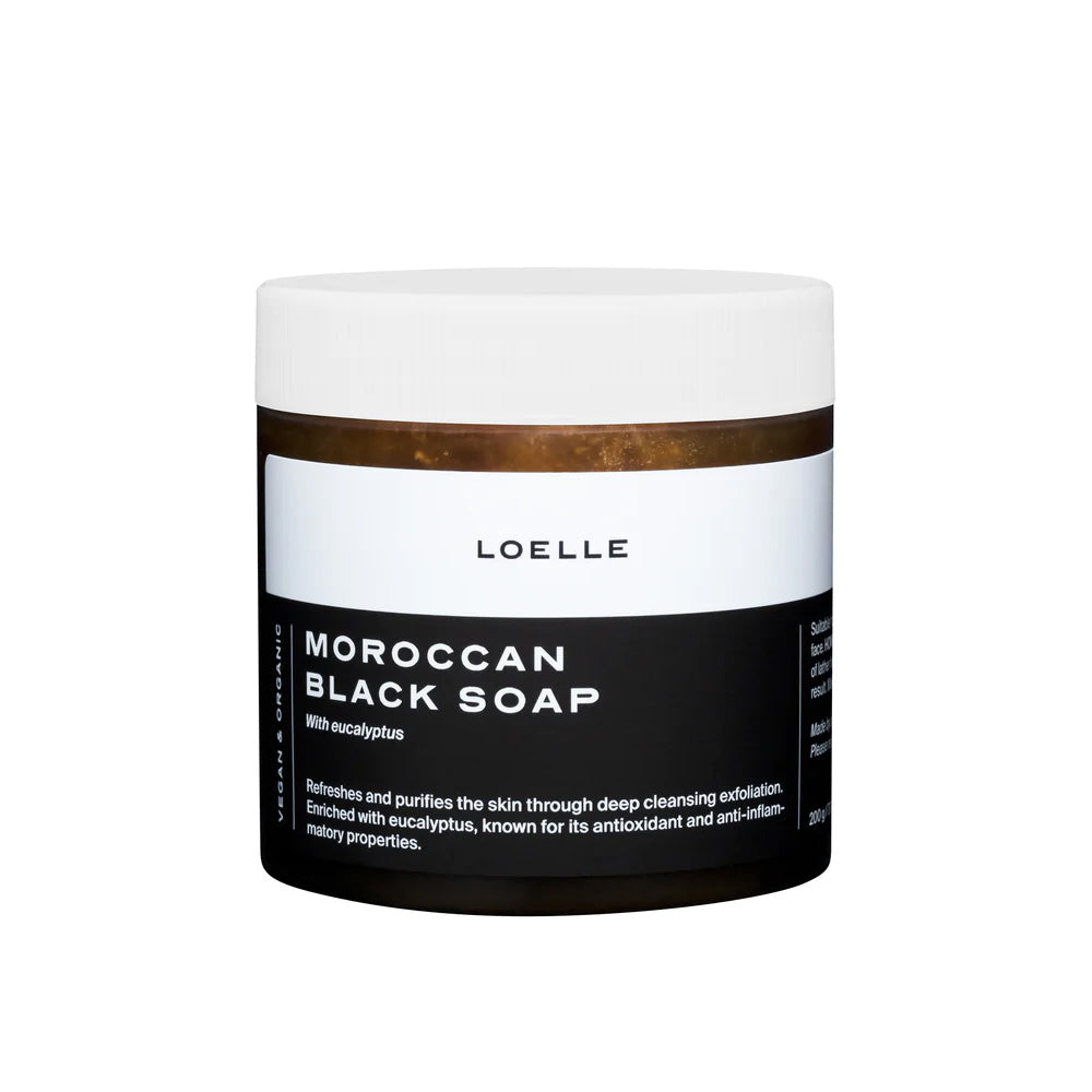 Loelle Moroccan Black Soap, 200 g