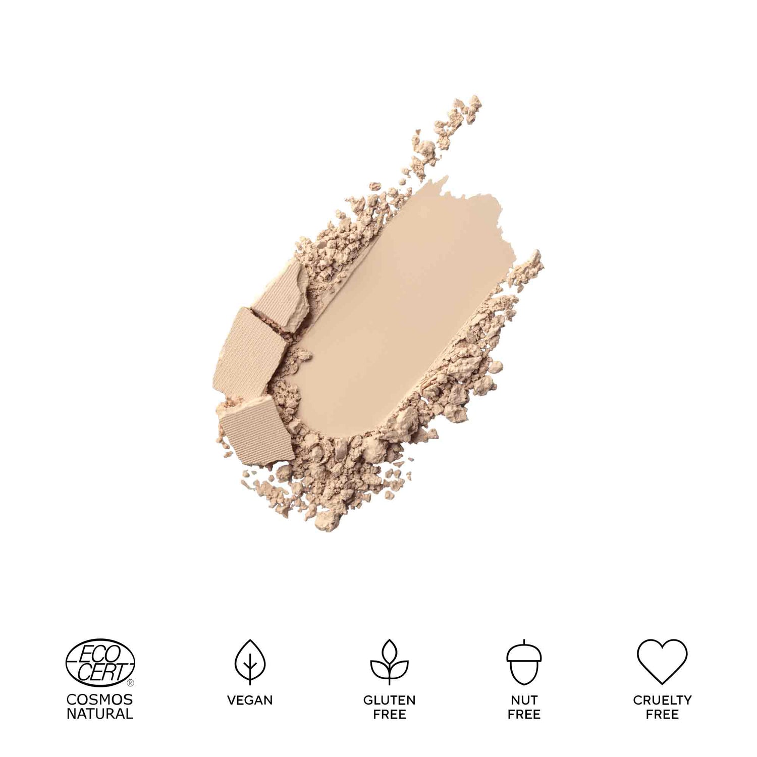 Mádara AIR EQAUL Soft Silk Mineral Powder, 2 BEIGE