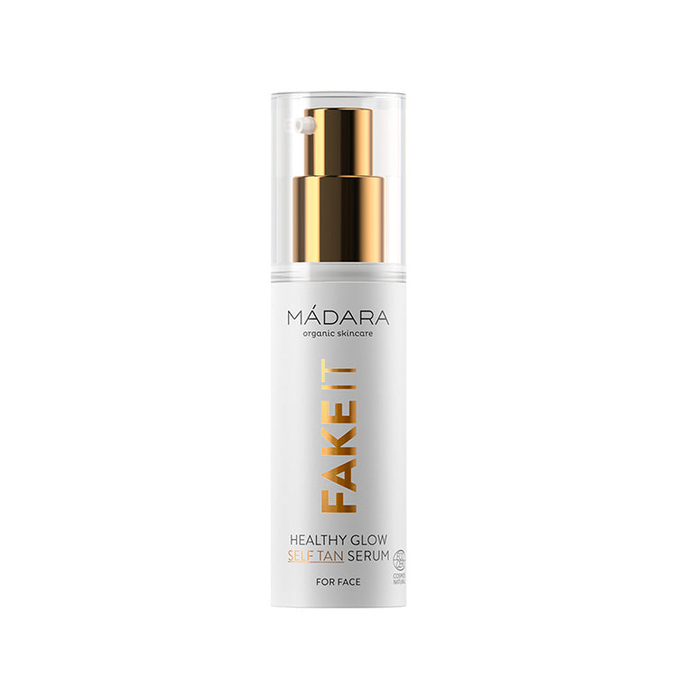 madara fake it healthy glow self tan serum