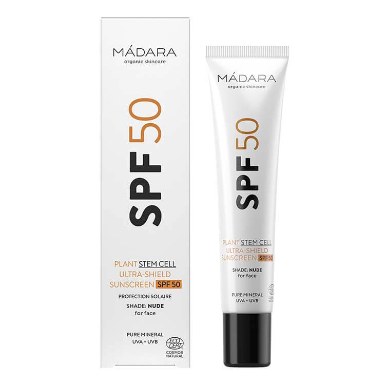 madara spf 50 plant stem cell ultra-shield sunscreen