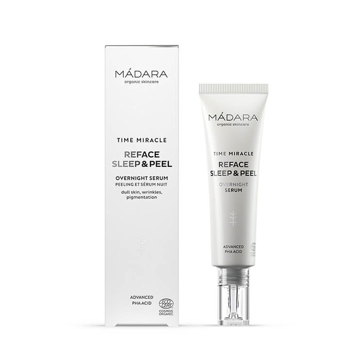 madara time miracle reface sleep &amp; peel overnight serum