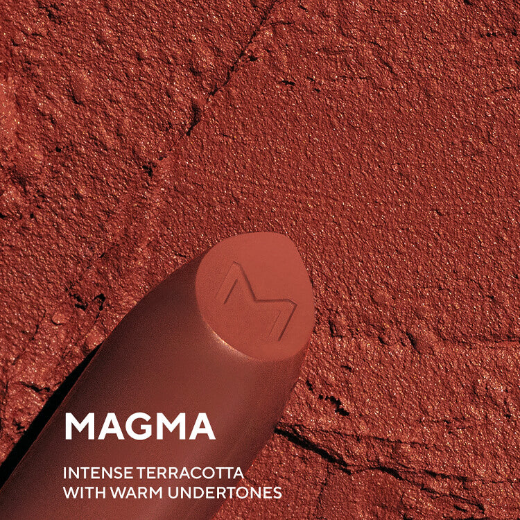 madara velvet wear cream lipstick magma33 swatch