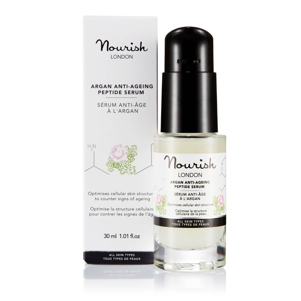 Nourish London Argan Anti-Ageing Peptide Serum, 30ml