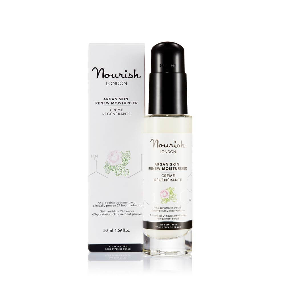 Nourish London Argan Skin Renew Moisturiser, 50ml