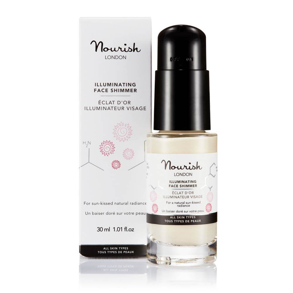 Nourish London Illuminating Face Shimmer, 30ml