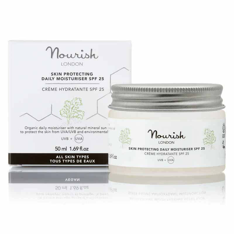 Nourish London Skin Protecting Daily Moisturiser SPF25, 50ml