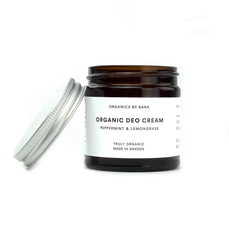 Organics by Sara Deo Cream Peppermint &amp; Lemongrass