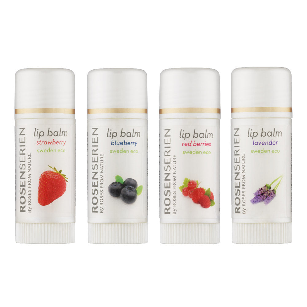 Rosenserien Lip Balm Red berries, 7,5 ml