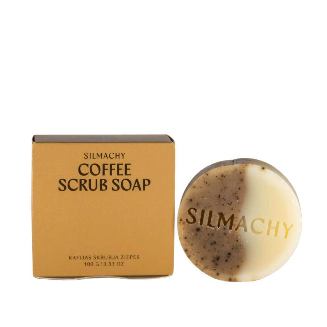 Silmachy Coffee Scrub Soap, 100g