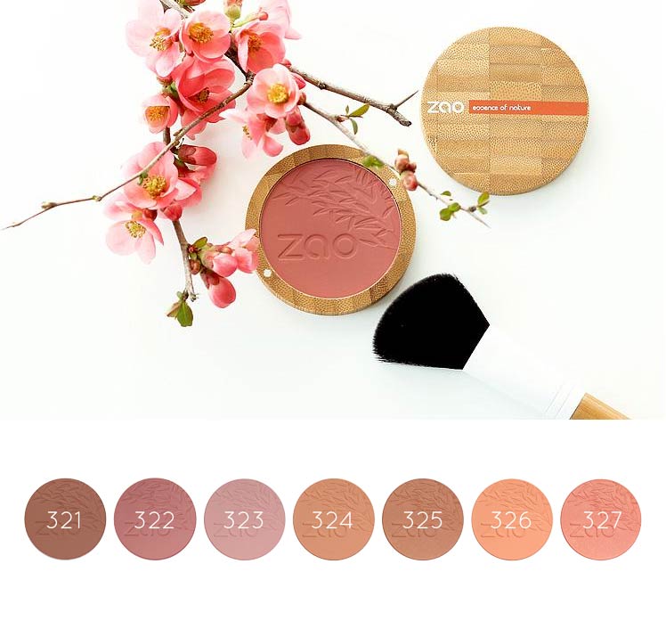 Zao Compact Blush, 321 Brown Orange