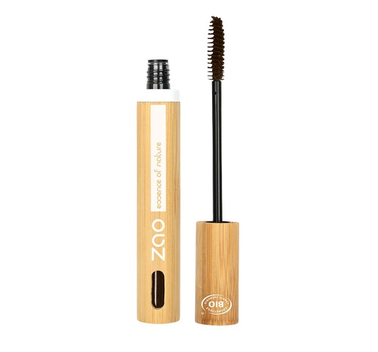 Zao Mascara Aloe Vera, 091 Dark Brown