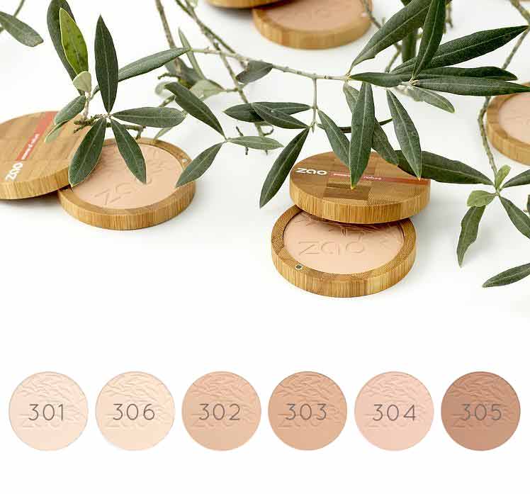 Zao Compact Powder, 303 Apricot beige