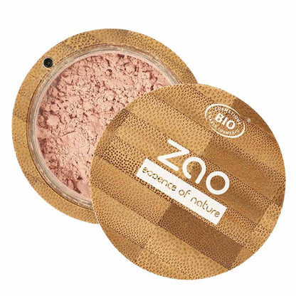 Zao Mineral Silk Powder, 502 Pinkish Beige