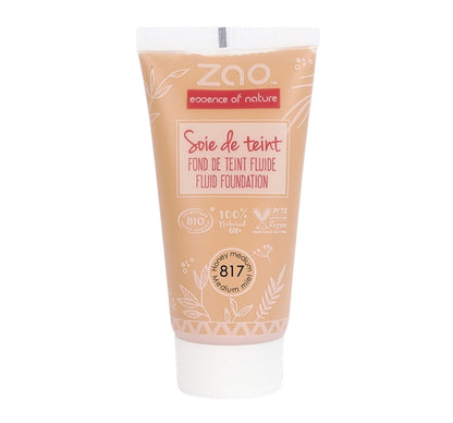 Zao Silk Foundation 817 Honey medium