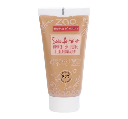 Zao Silk Foundation 820 Camel tan