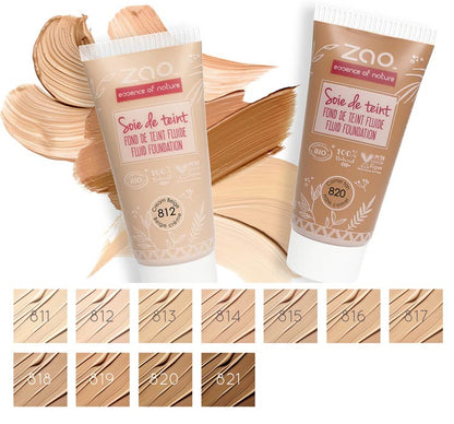 Zao Silk Foundation 814 Pink beige