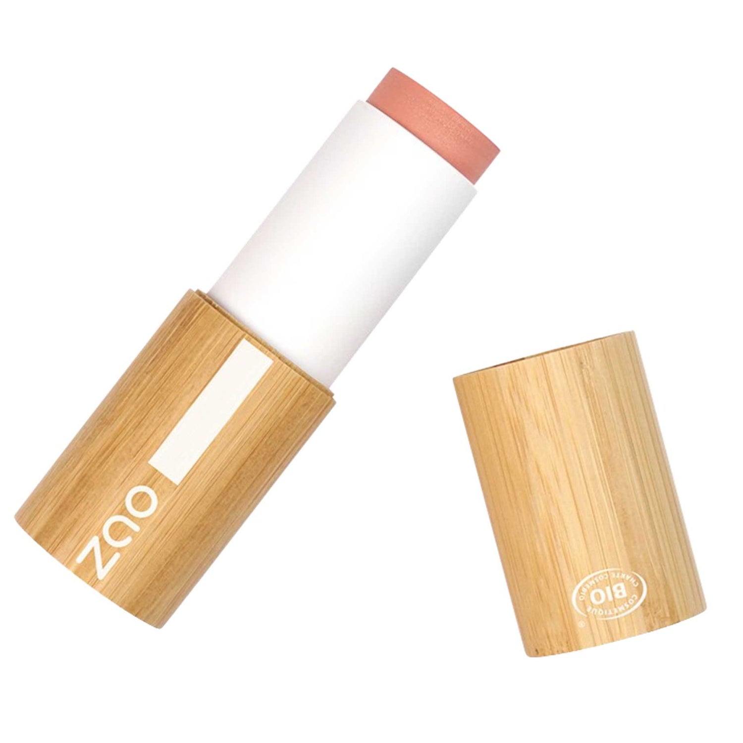 Zao Blush Stick 843, Pearly Coral