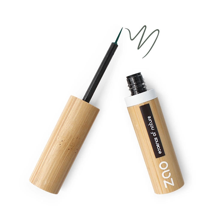 Zao Eyeliner Brush,  075 Khaki Green