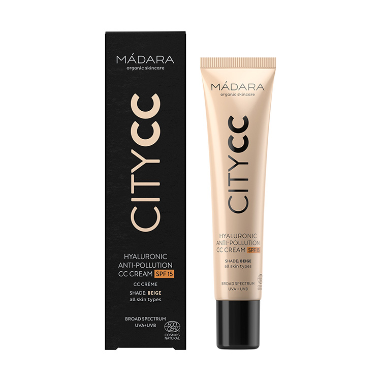 madara city cc hyaluronic anti pollution cc cream beige